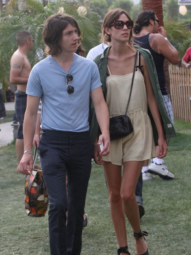 <p>An impressive amount of A-listers hit the music festival rocking everything from summer dresses to denim cut-offs. We spotted a stylish line-up of Brits in the crowd. <a href="http://www.elleuk.com/starstyle/style-files/agyness-deyn">Agyness Deyn</a>, 