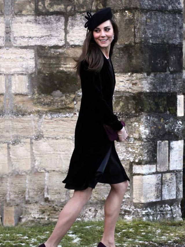 <p>Kate Middleton in a Libelula coat</p>