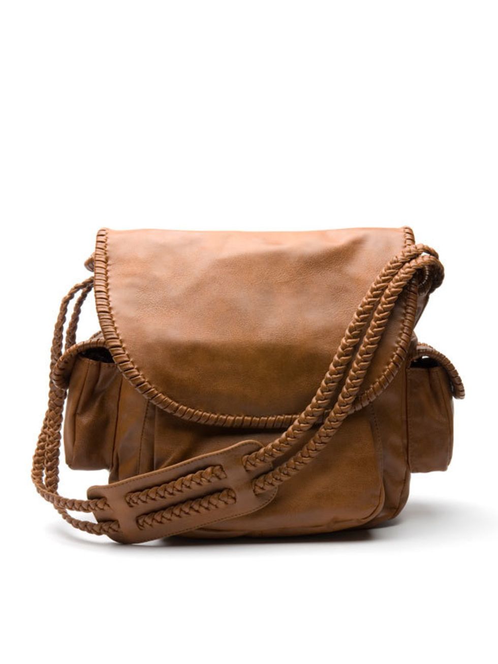 <p>Brown messenger bag, £45, by Mango (0207 434 3694)</p>