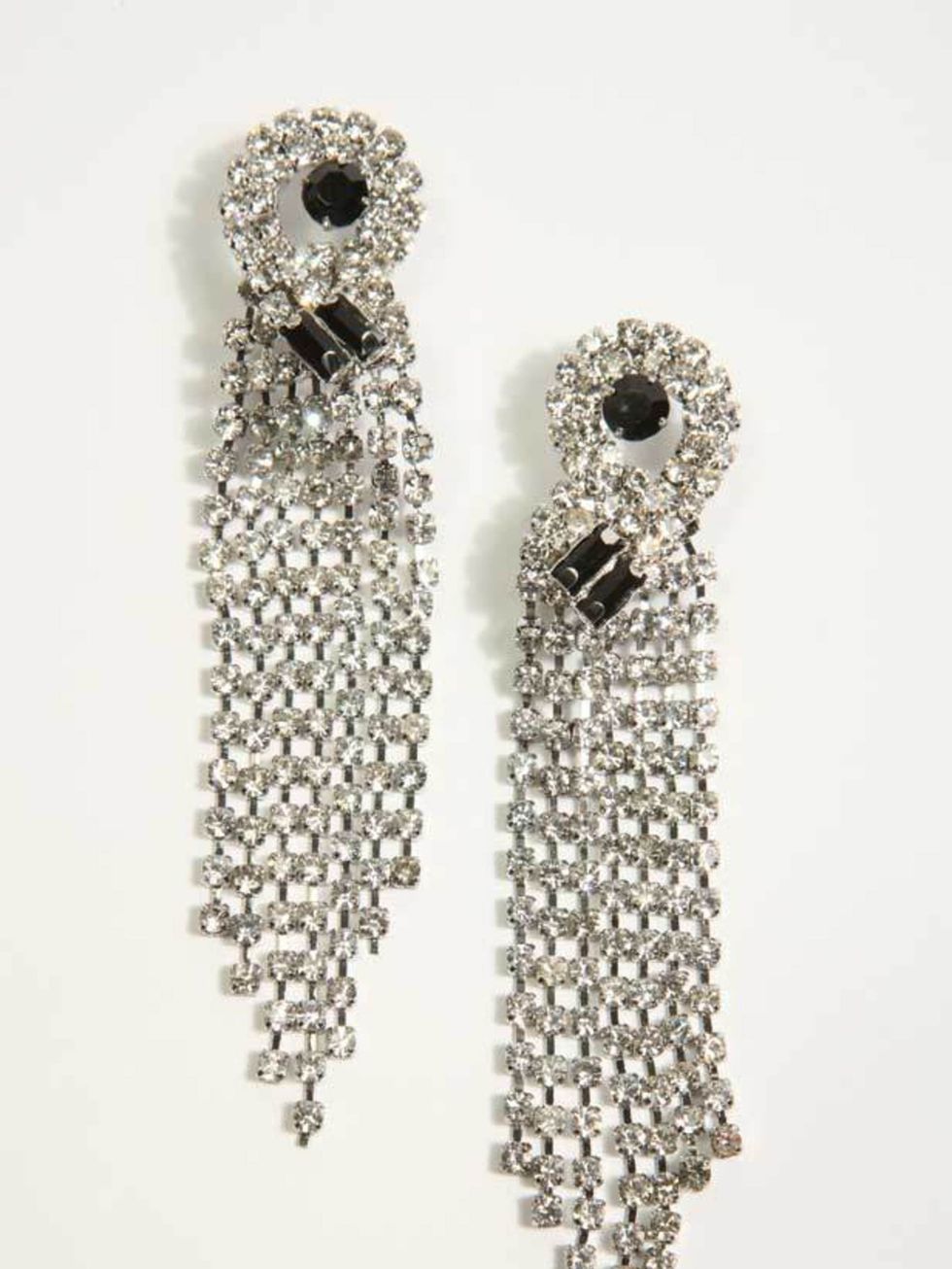 <p>Diamante fringe earrings, £18, by <a href="http://www.urbanoutfitters.co.uk/Statement-Diamante-Fringe/invt/5761401201163&amp;bklist=icat,5,shop,womens,womensaccessories,wearrings">Urban Outfitters</a> </p>