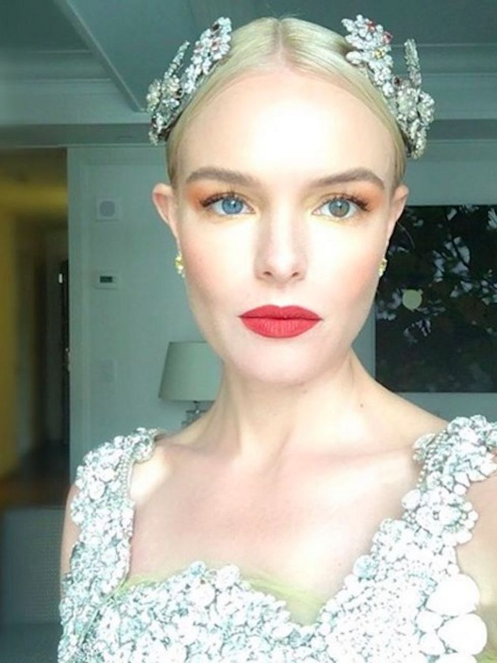 Perfect selfie alert from Kate Bosworth in Dolce & Gabbana
