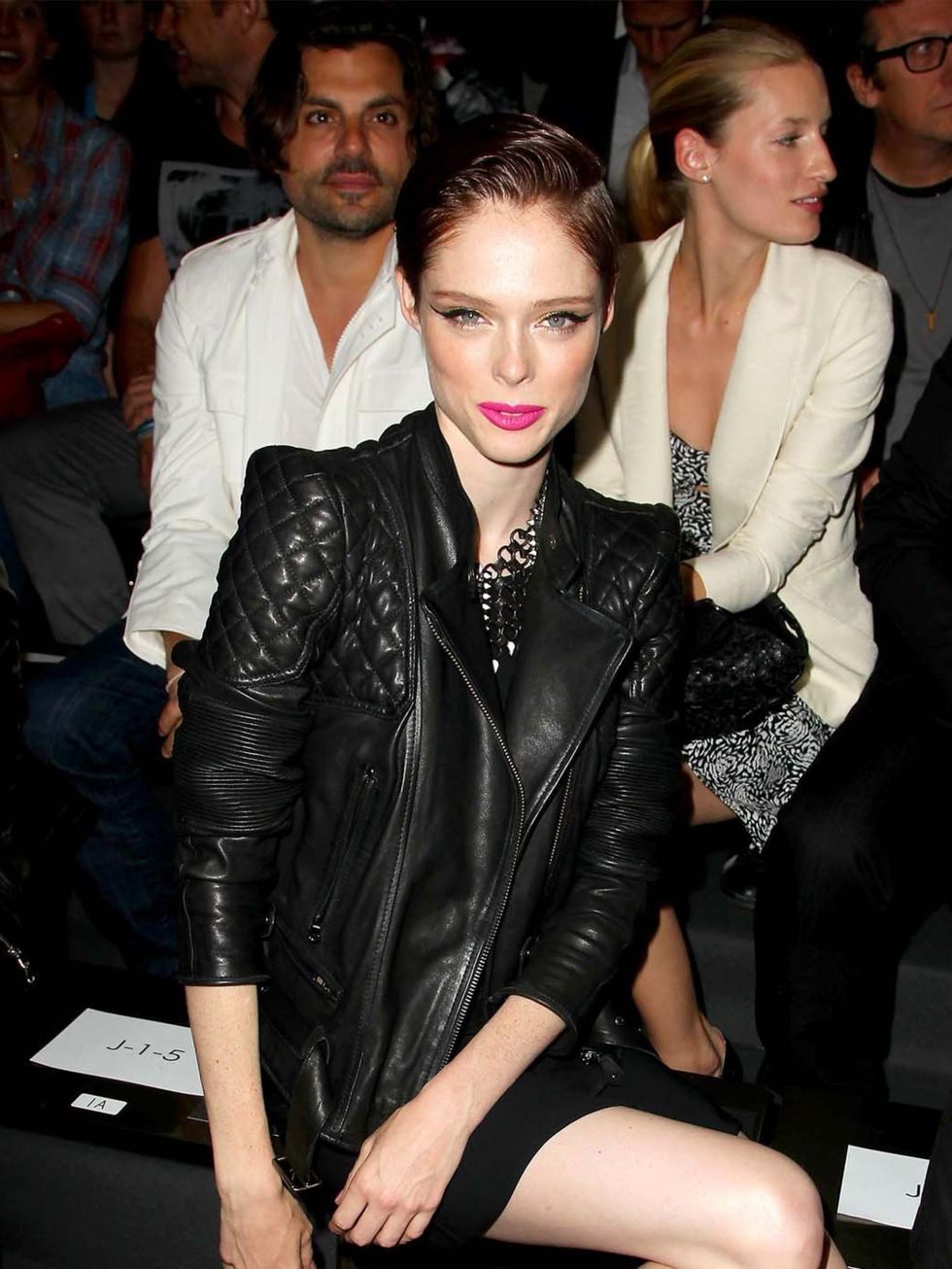 <p><a href="http://www.elleuk.com/star-style/celebrity-style-files/coco-rocha">Coco Rocha</a> at <a href="http://www.elleuk.com/elle-tv/catwalk/diesel-black-gold-spring-summer-2014-new-york-fashion-week">Diesel Black Gold</a>, New York</p>