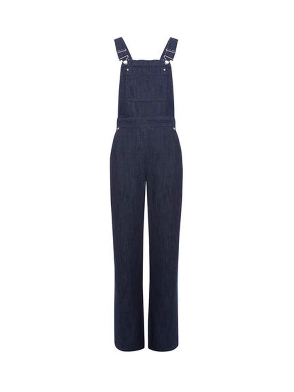 <p>Perfect over a simple breton stripe.</p>

<p><a href="http://www.whistles.com/women/clothing/jeans/wide-leg-dungarees-20915.html?dwvar_wide-leg-dungarees-20915_color=Denim" target="_blank">Whistles</a> dungarees, £120</p>