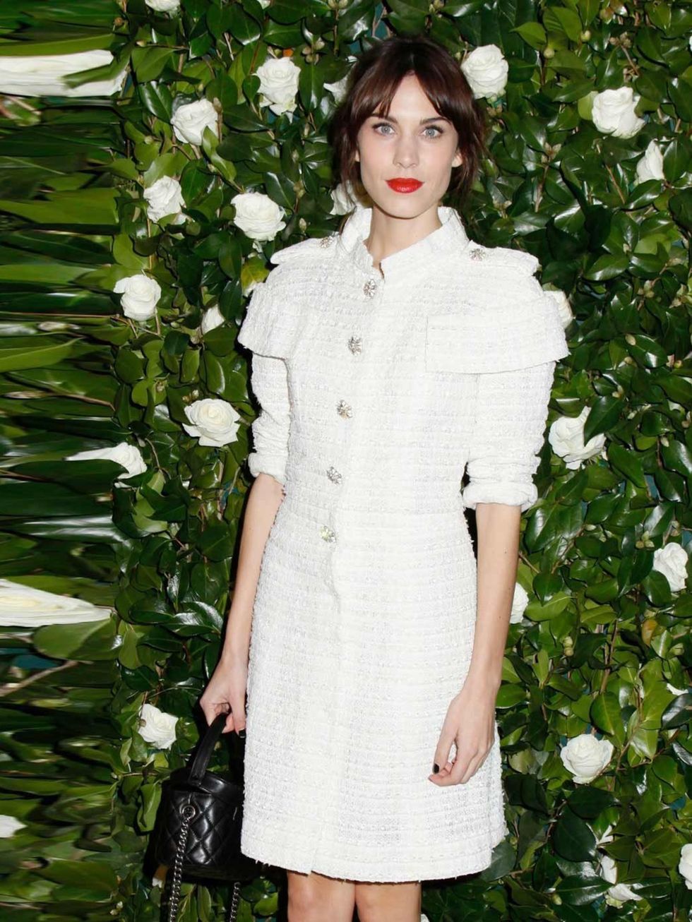 <p><strong>Alexa Chung</strong></p><p>Namesake of the label's most successful bag and a mainstay of its front row, she's practically part of the Mulberry family. A natural fit.</p>