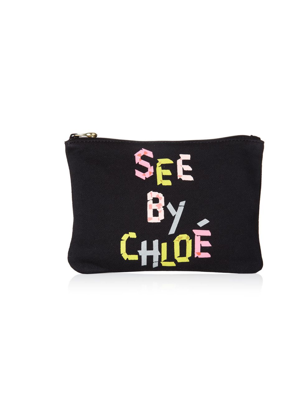 <p>See by Chloe cotton clutch, £33.95, at Harrods</p><p><a href="http://shopping.elleuk.com/browse?fts=see+by+chloe+tape+pouch">BUY NOW</a></p>