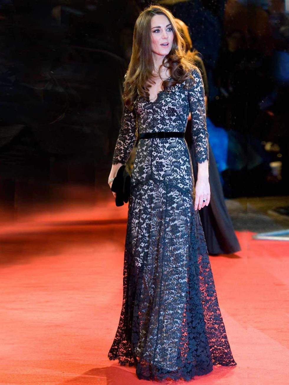 <p><a href="http://www.elleuk.com/star-style/celebrity-style-files/kate-middleton">Kate Middleton</a> wowing in a <a href="http://www.elleuk.com/catwalk/designer-a-z/temperley-london/spring-summer-2012">Temperley London</a> dress at the War Horse premiere
