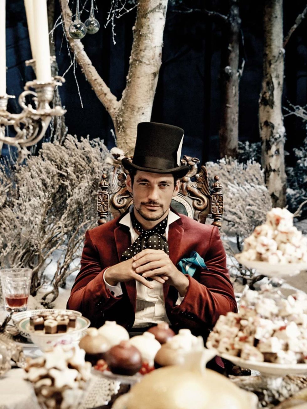 <p>David Gandy in the Marks &amp; Spencer Christmas 2013 ad</p>