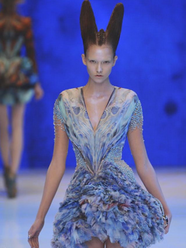 <p>After <a href="http://www.elleuk.com/news/Fashion-News/alexander-mcqueen-found-dead/%28gid%29/474408">McQueen's tragic death</a> it was uncertain whether there was a collection completed enough to be shown, but although details are still unclear, it se