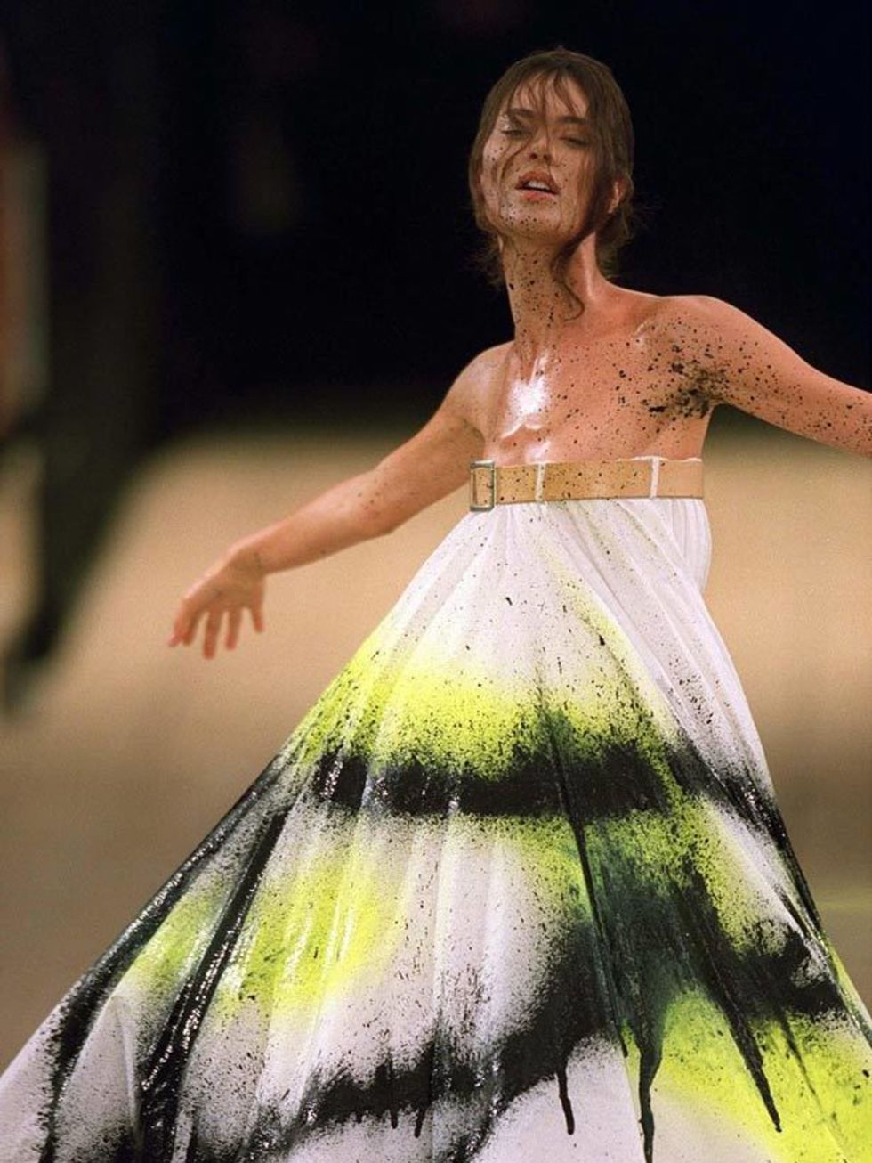 alexander mcqueen runway, shalom harlow