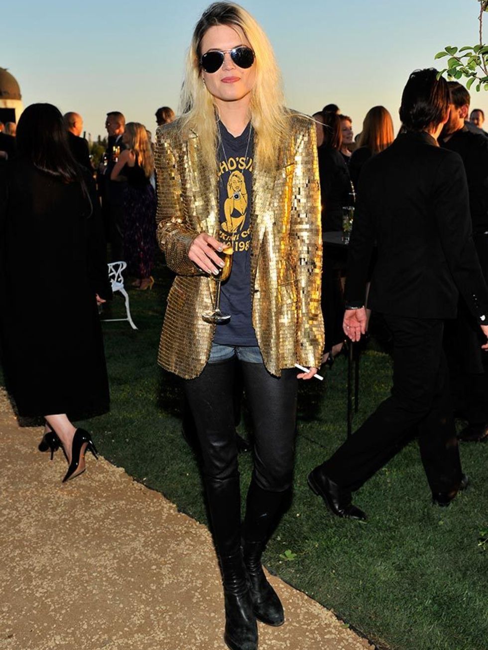 <p>Alison Mosshart attends Burberry's 'London in Los Angeles' event, April 2015</p>