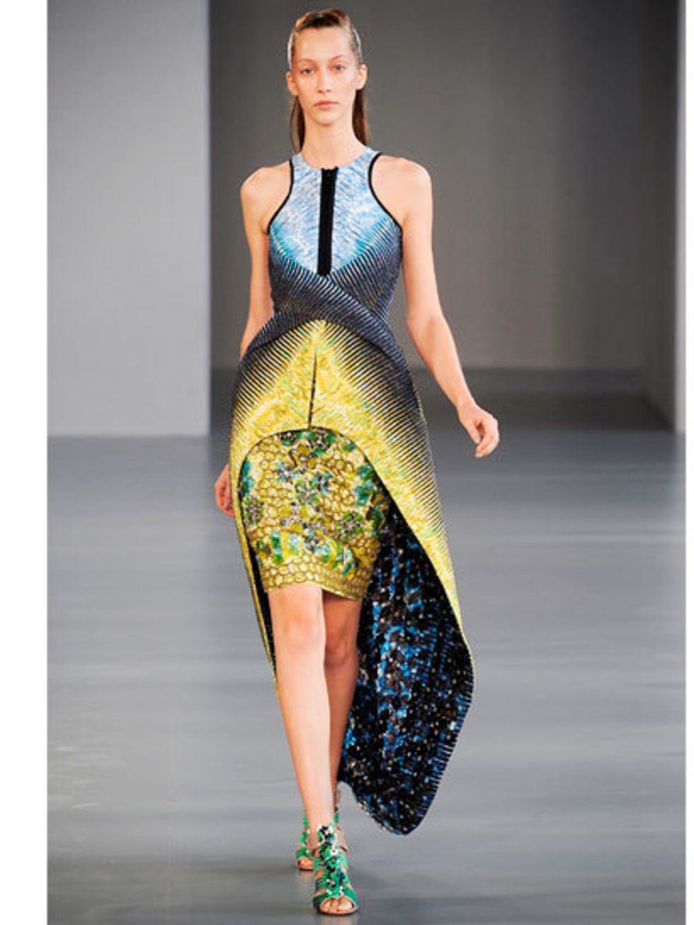 <p>A Peter Pilotto dress from the Second Nature exhibition</p>