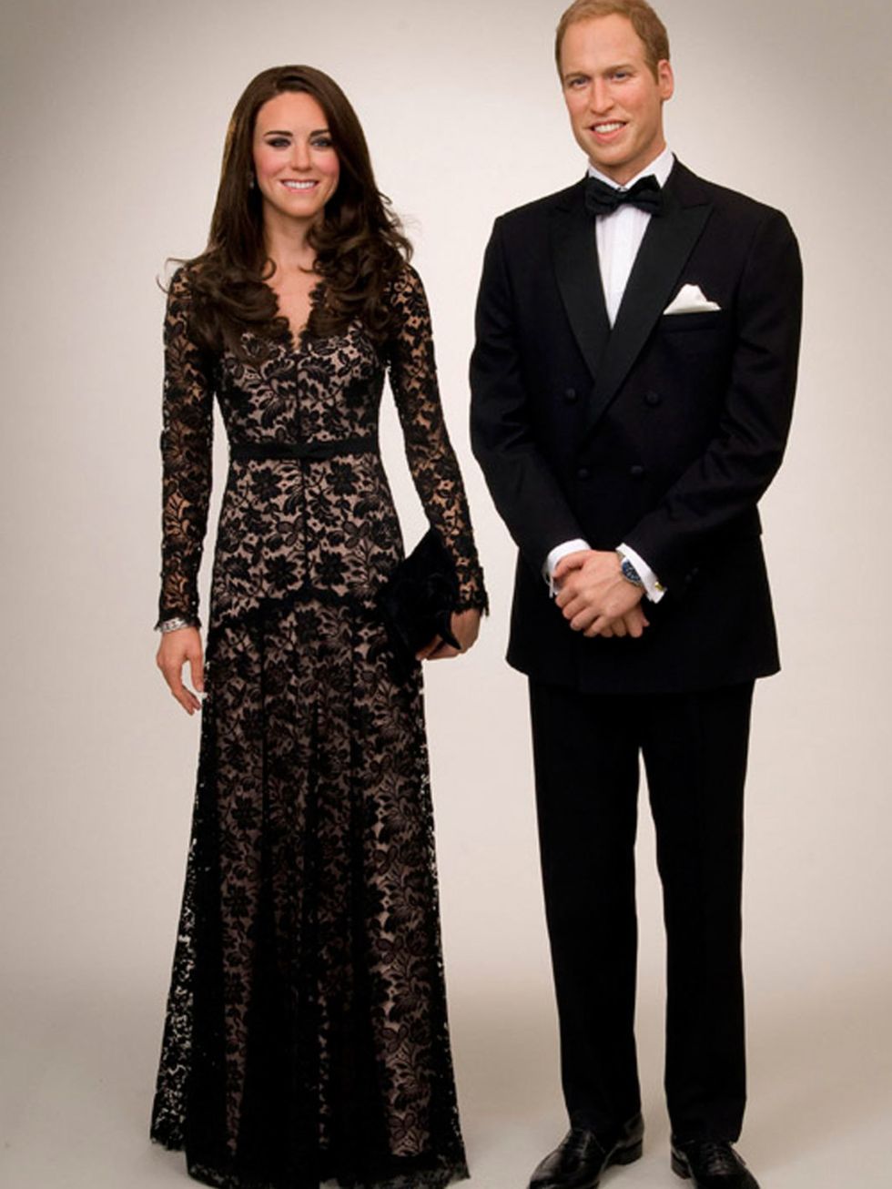 <p>The Duke and Duchess of Cambridge at Madame Tussauds Amsterdam</p>