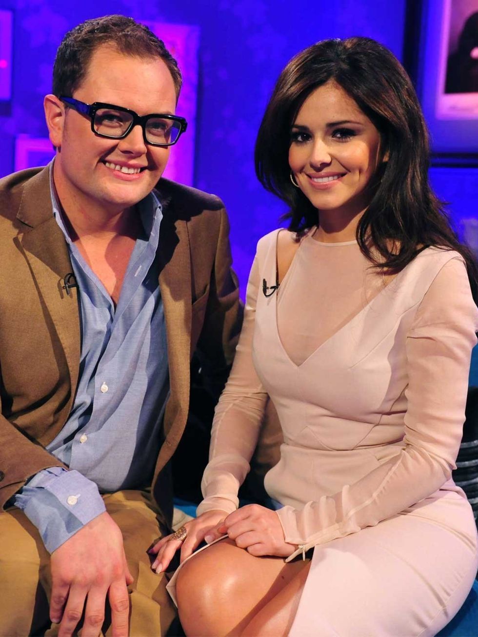 <p>Cheryl Cole in Emilio Pucci on Alan Carr Chatty Man</p>
