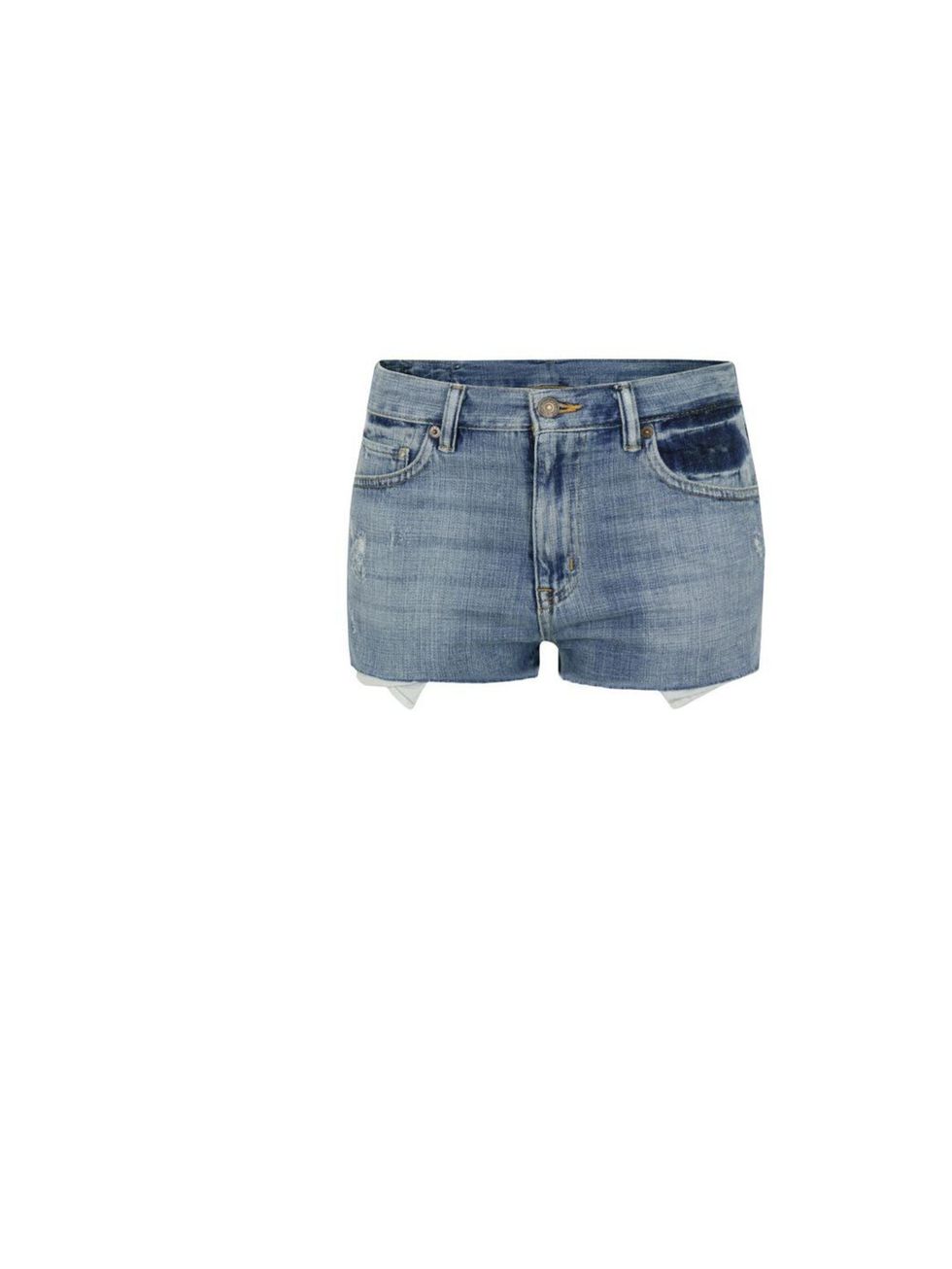 <p>Denim &amp; Supply Ralph Lauren cut-off shorts, £80, at <a href="http://www.coggles.com/item/Denim-and-Supply-Ralph-Lauren/Vintage-Blue-Cut-Off-Shorts/AAEI">Coggles.com</a></p>