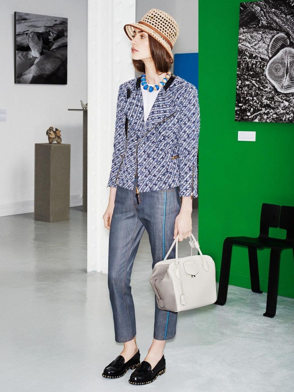 <p>The Louis Vuitton Icons Collection s/s 2014, inspired by Charlotte Perriand. Look 7.</p>