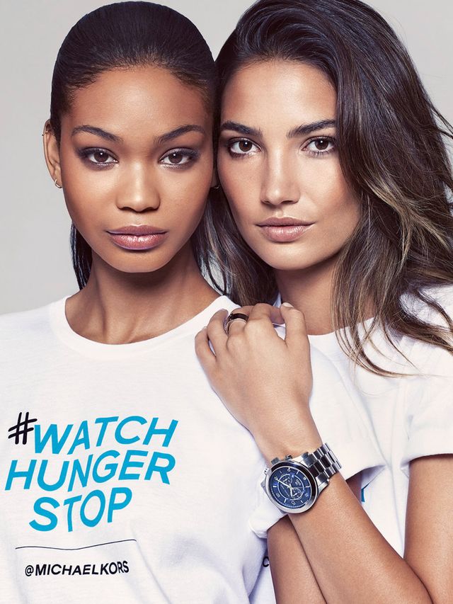 <p>Wear it and share it. #WatchHungerStop</p>