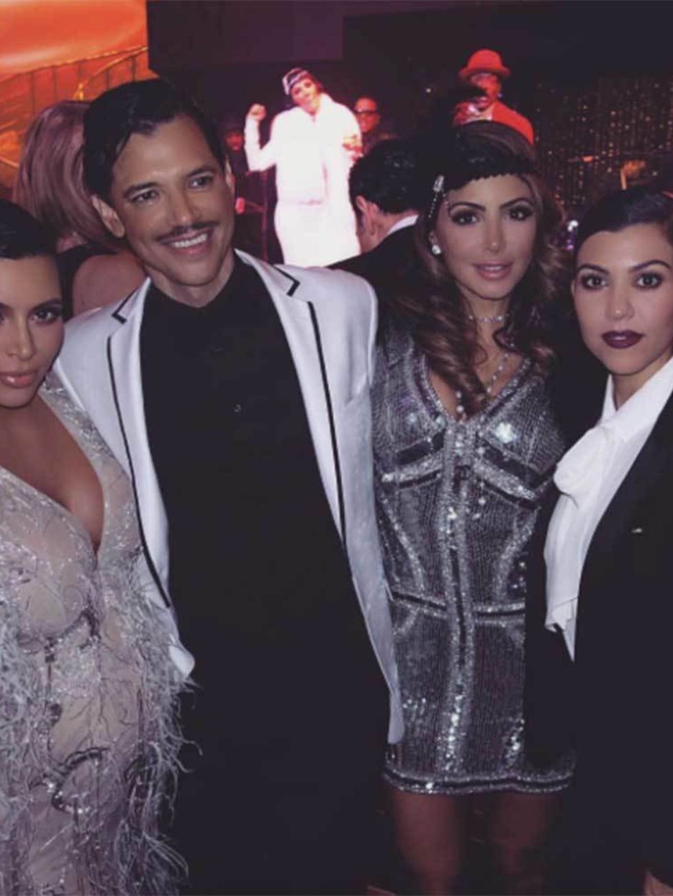 Kim Kardashian, El Debarge, Kourtney