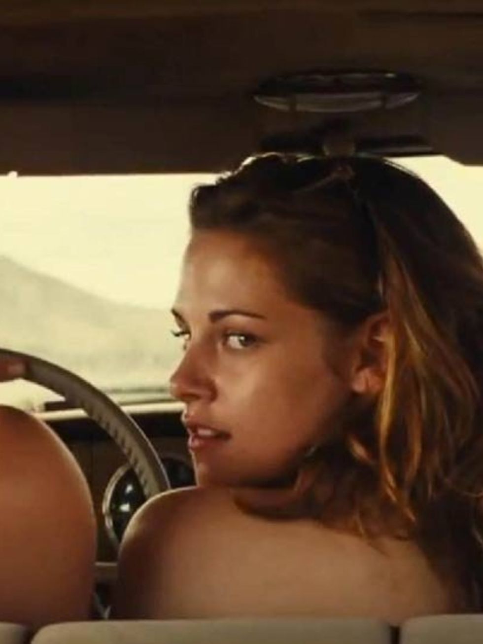 <p>Kristen Stewart in a still from On the Road</p>