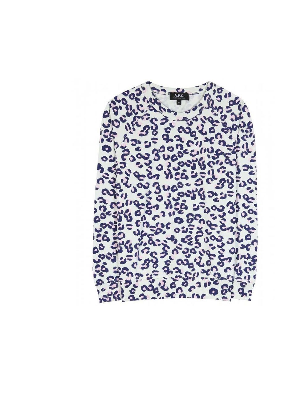 <p>A.P.C sweatshirt, £90 available at <a href="http://www.mytheresa.com/en-de/print-jersey-pullover.html">mytheresa.com</a></p>