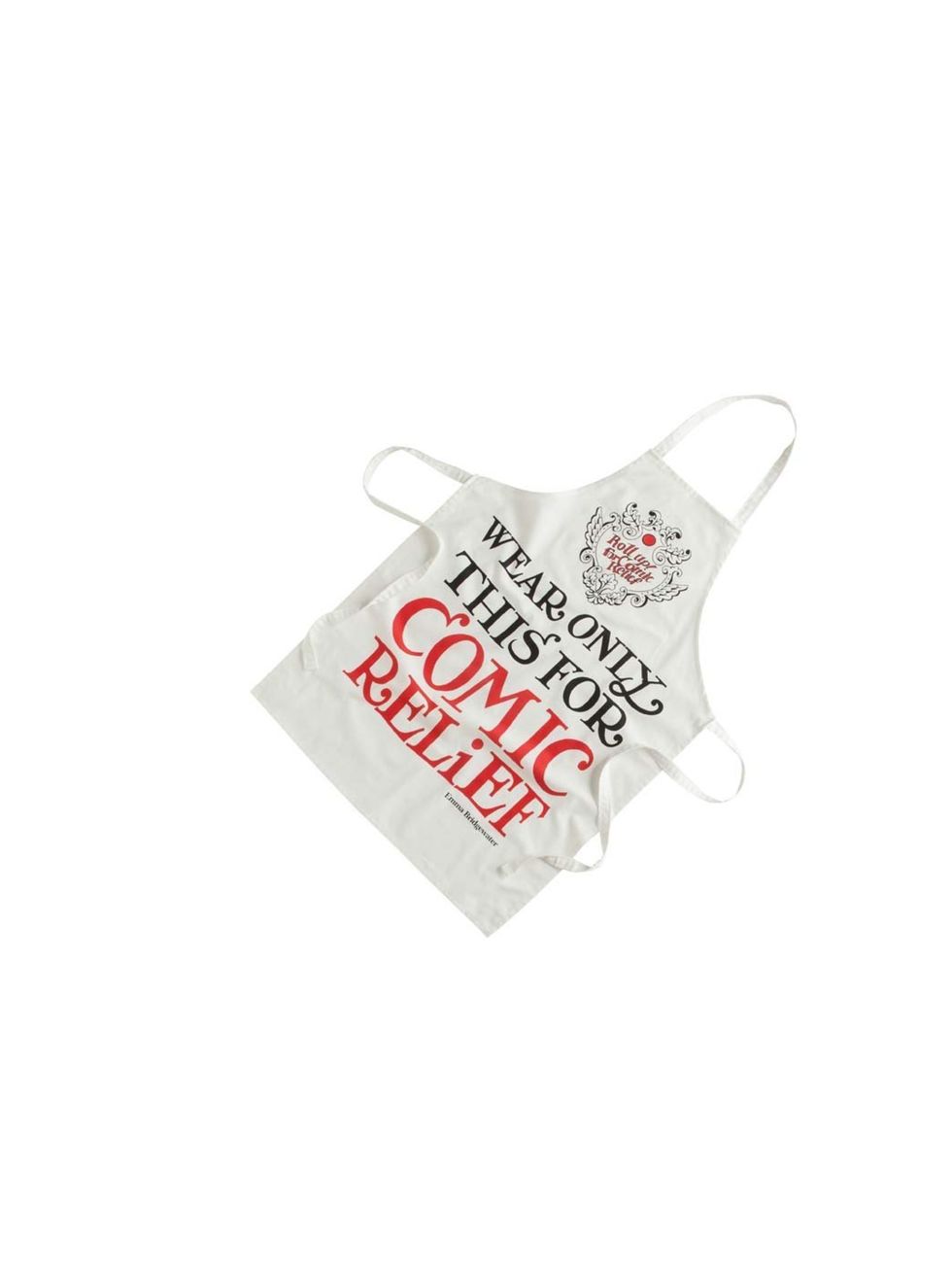 <p>Emma Bridgewater apron, £12.99 (with at least £6.50 going to Comic Relief), available at <a href="http://www.tkmaxx.com/page/home">TK Maxx</a></p>