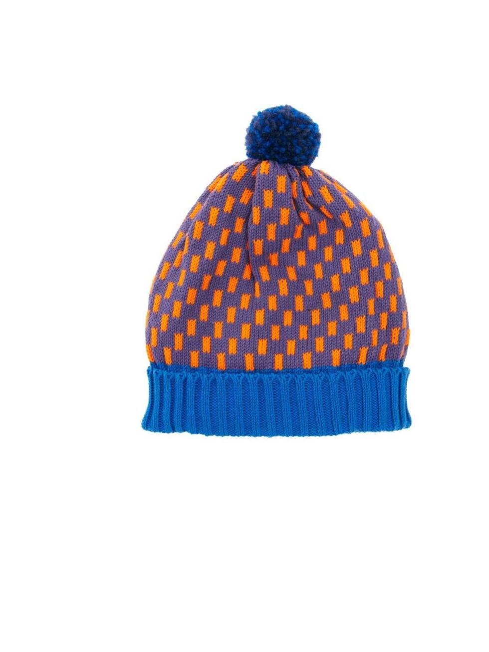 <p>ALL Knitwear bobble hat, £45, available at <a href="http://www.asos.com/All-Knitwear/All-Knitwear-Royal-Dash-Bobble-Hat/Prod/pgeproduct.aspx?iid=2497260&cid=6449&sh=0&pge=0&pgesize=-1&sort=-1&clr=Blue+multi">ASOS</a></p>