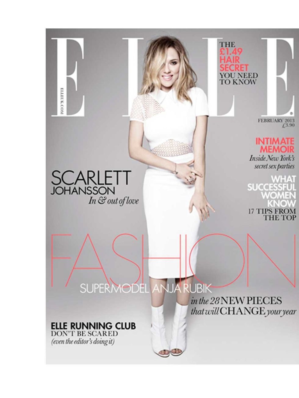 <p><a href="http://www.elleuk.com/star-style/celebrity-style-files/scarlett-johansson">Scarlett Johansson</a>, February 2013. </p><p>Every 2013 digital edition is now on sale for £1.49. <a href="https://itunes.apple.com/gb/app/elle-magazine-uk/id469353635