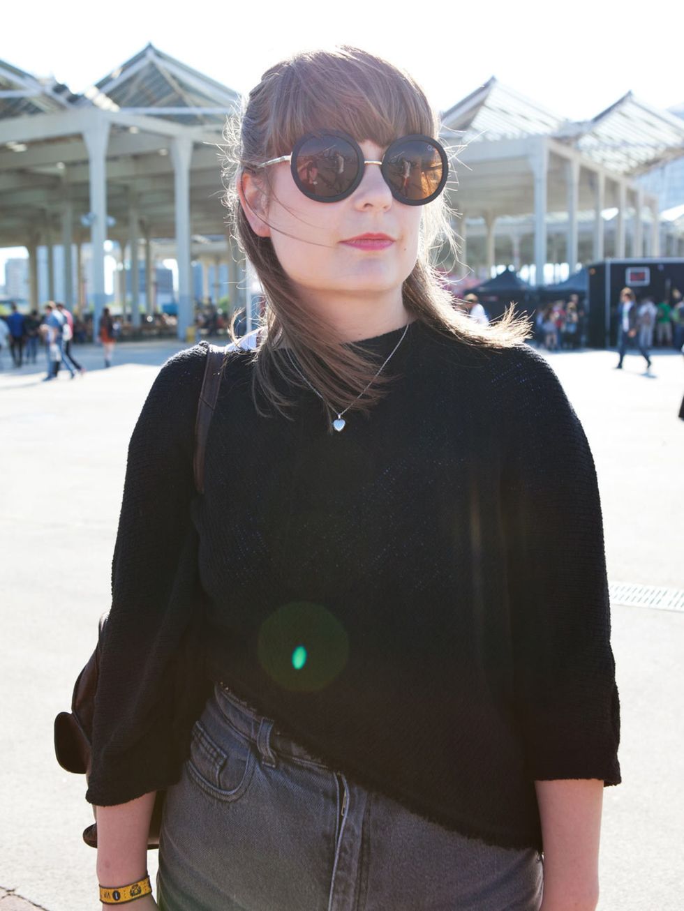 <p>Lauren Evett wears Topshop top. American Apparel shorts, Grandmas necklace. Twitter: @laurenevett</p>