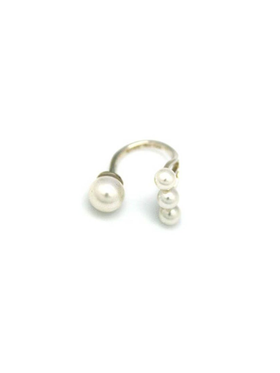 <p>Brilliant with a cocktail dress, even more so with a t-shirt and jeans.</p><p><a href="http://www.avecnewyork.com/product/open-trio-pearl-ring">Avec New York</a> ring, £154</p>