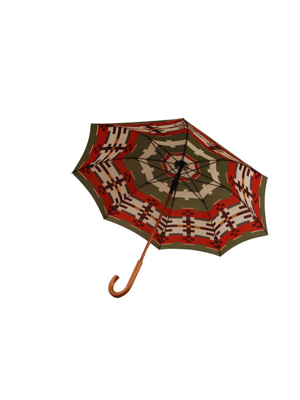 <p>THE UMBRELLA</p><p>Pendleton printed umbrella, £98, at <a href="http://goodhoodstore.com/?page=51&amp;id=4423&amp;type=womens">Goodhood</a></p>