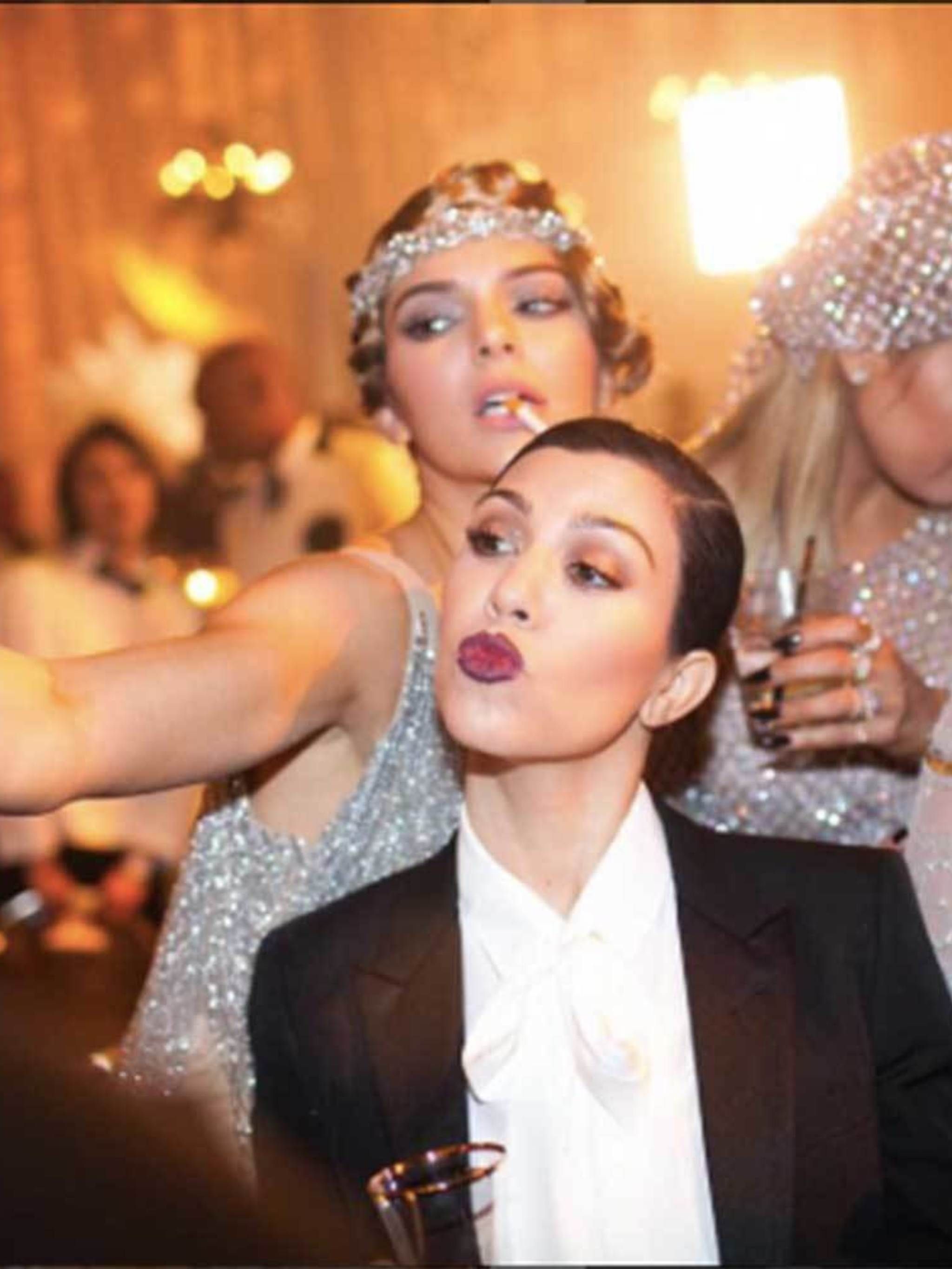 Kardashian roaring shop 20s party