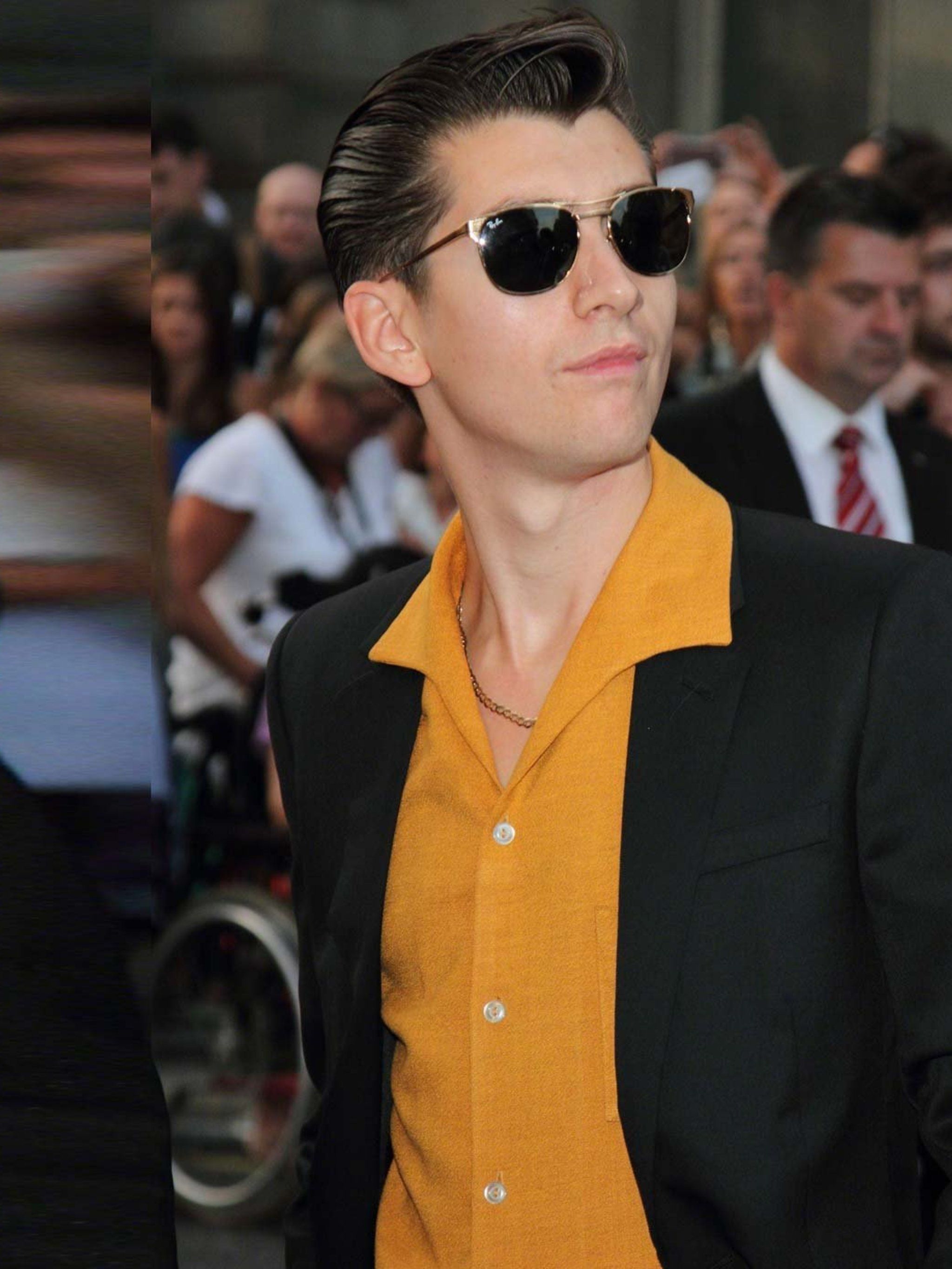 alex turner yellow sunglasses