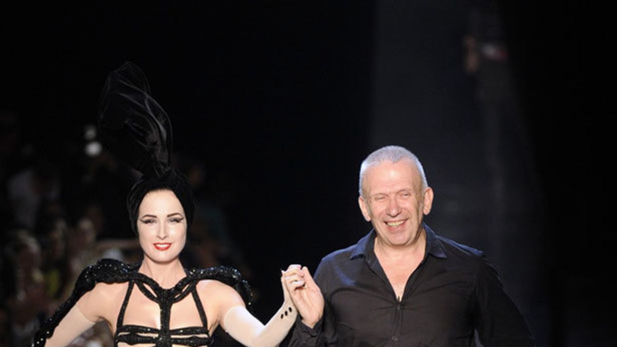 Dita Von Teese Hits the Runway for Jean Paul Gaultier Show!: Photo