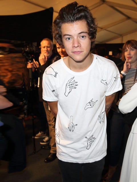 harry styles hand shirt