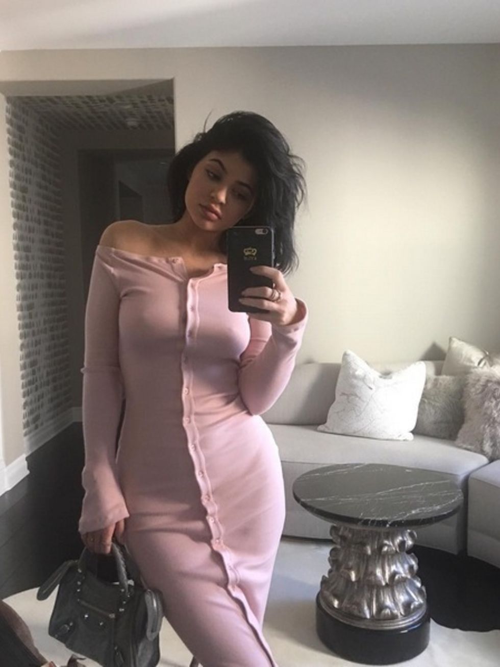 ...And after receiving criticism for the photographs, a casually dressed Kylie posted a selfie saying: "People gonna judge no matter what you wear no matter what you say no matter what you do no matter how you look. Welcome in our society."