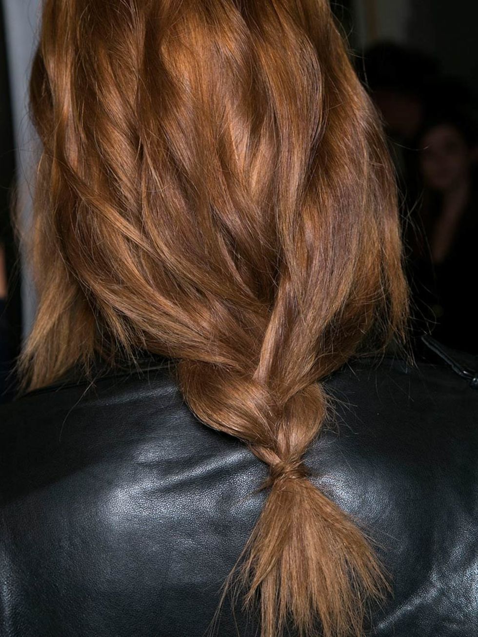 <p>Hair Stylist: Luigi Murenu</p><p>Look: Wispy Plait</p><p>Inspiration: The strong identity of the Pucci woman with a chic bohemian feel.</p><p>Key Product: <a href="http://www.lookfantastic.com/k-rastase-styling-mousse-bouffant-150ml/10802598.html?utm_s