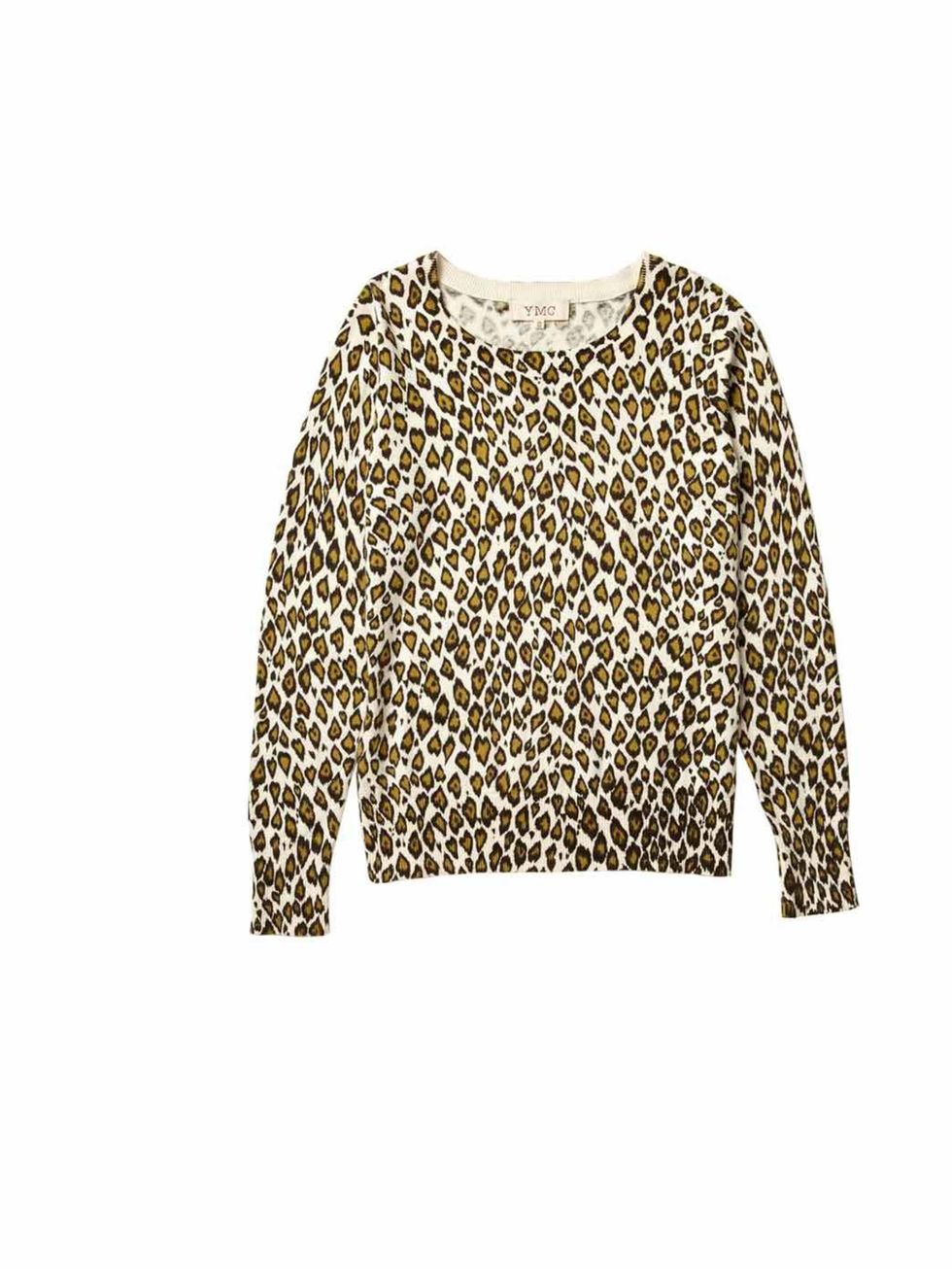 <p>Teamed with boyfriend jeans or statement mini, this YMC sweater is an instant hit of color and print to your new season wardrobe... <a href="http://www.youmustcreate.com/products/new-in-womens/leopard-knit/">YMC</a> leopard print sweater, £145</p>