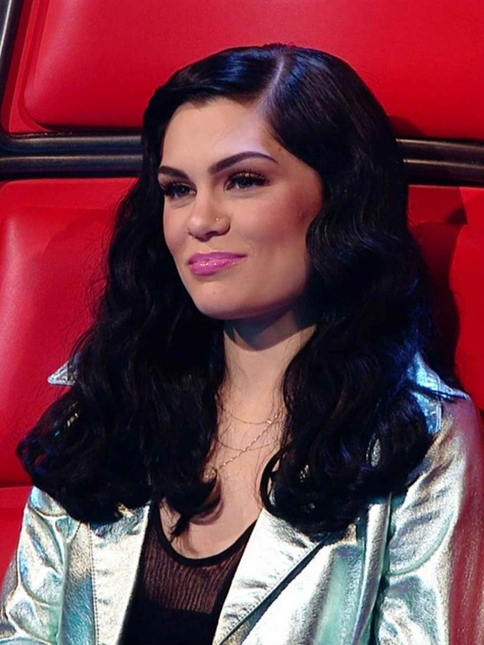 <p>Jessie J on The Voice Sunday night</p>