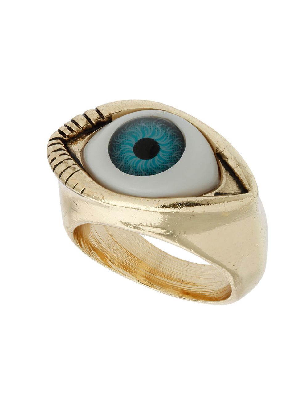 <p>Freedom at Topshop evil eye ring, £5 for stockists call 01277 844 476</p>