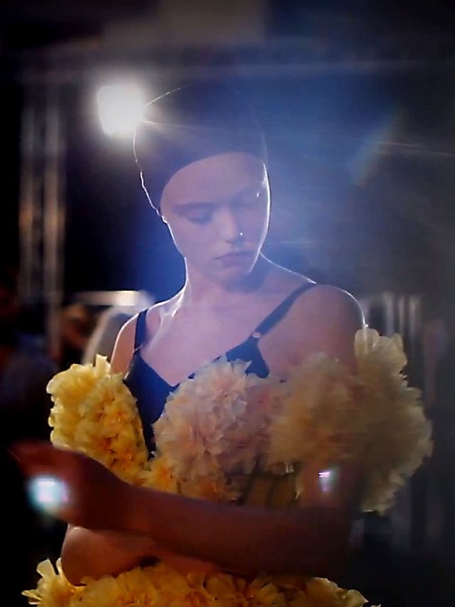 An intimate new video capturing the grace and drama of Sarah Burton┬Æs  spring summer 2013 show
