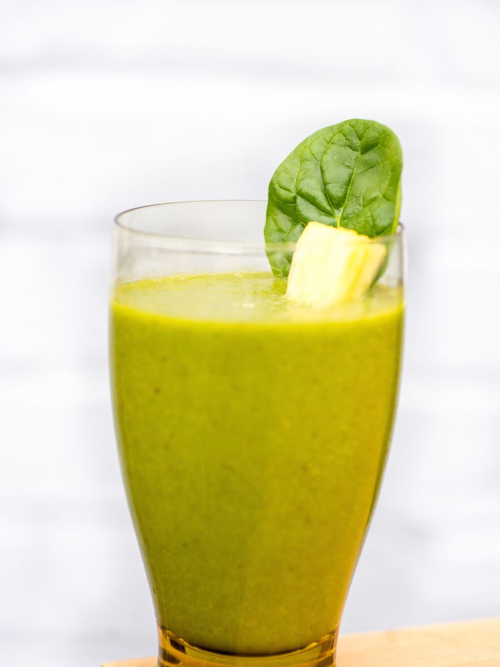 <p><strong>77K Shares</strong>. Water, spinach, romaine lettuce, lemon, celery, banana, pear and apple. This is the most shared smoothie on our list, from <a href="http://kimberlysnyder.com/blog/ggs/">Kimberly Snyder</a>, and promises to keep your skin ce