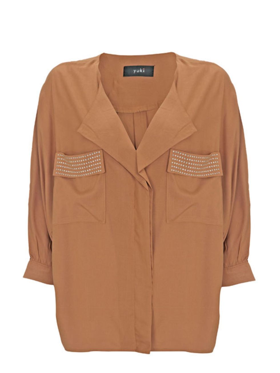 <p>Nail the Chloe-inspired 70s trend with a batwing camel blouse. Tuck into a pair of flared trousers or cigarette pants for a new season makeover. Yuki blouse, £65, at <a href="http://www.bunnyhug.co.uk/fashionshop/gbu0-prodshow/Yuki_Rust_Diamonte_Pocket