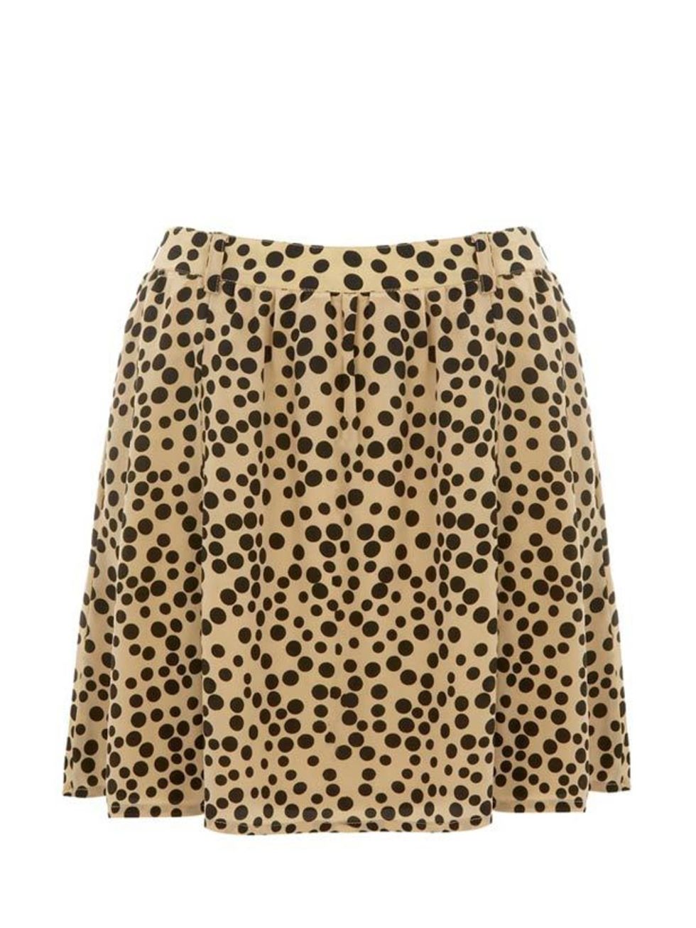<p>Leopard print is having a fashion moment and this silk skater skirt is a super-cute way to tap into the trend. Friend of Mine skirt, £175, at <a href="http://www.bunnyhug.co.uk/fashionshop/gbu0-prodshow/Friend_of_Mine_Camel_Leopard_Spot_Print_Silk_Chlo