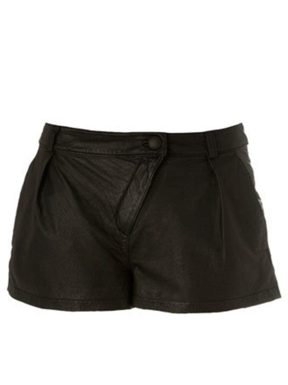 <p>How cool will these shorts look with a vintage tee and sandals? Theyll also look smart with tights and a blouse come September.</p><p>Leather shorts, £45 by <a href="http://www.newlook.com/">New Look</a></p>