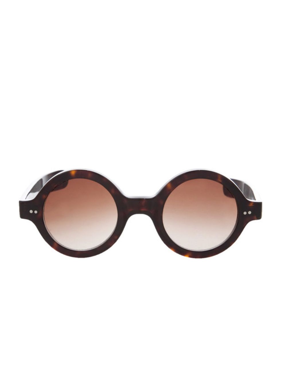 <p> </p><p> </p><p>In the heart of Shoreditch, No-One boutique is a must for anyone who wants to find young and independent designers. These retro tortoiseshell sunglasses by Black are one of our many favourite pieces... Black Eyewear round frame sunglass