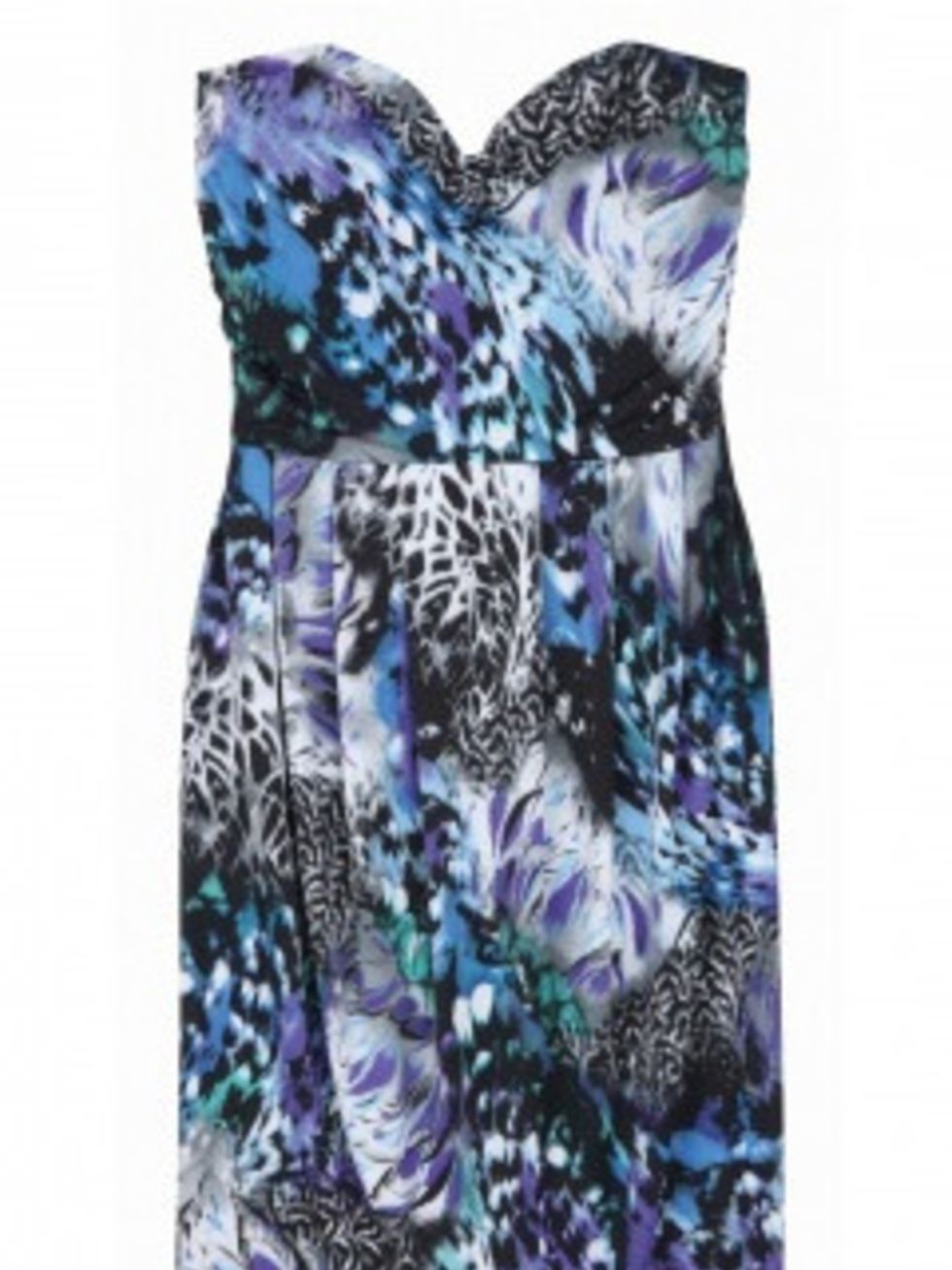 <p>This strapless dress is part global traveller (thanks to the animal print) and part techno print (showcased at Proenza Schouler and Alexander McQueen). Pair it with sandals and a blazer.Dress, £78 by Supertrash at <a href="http://www.my-wardrobe.com/su