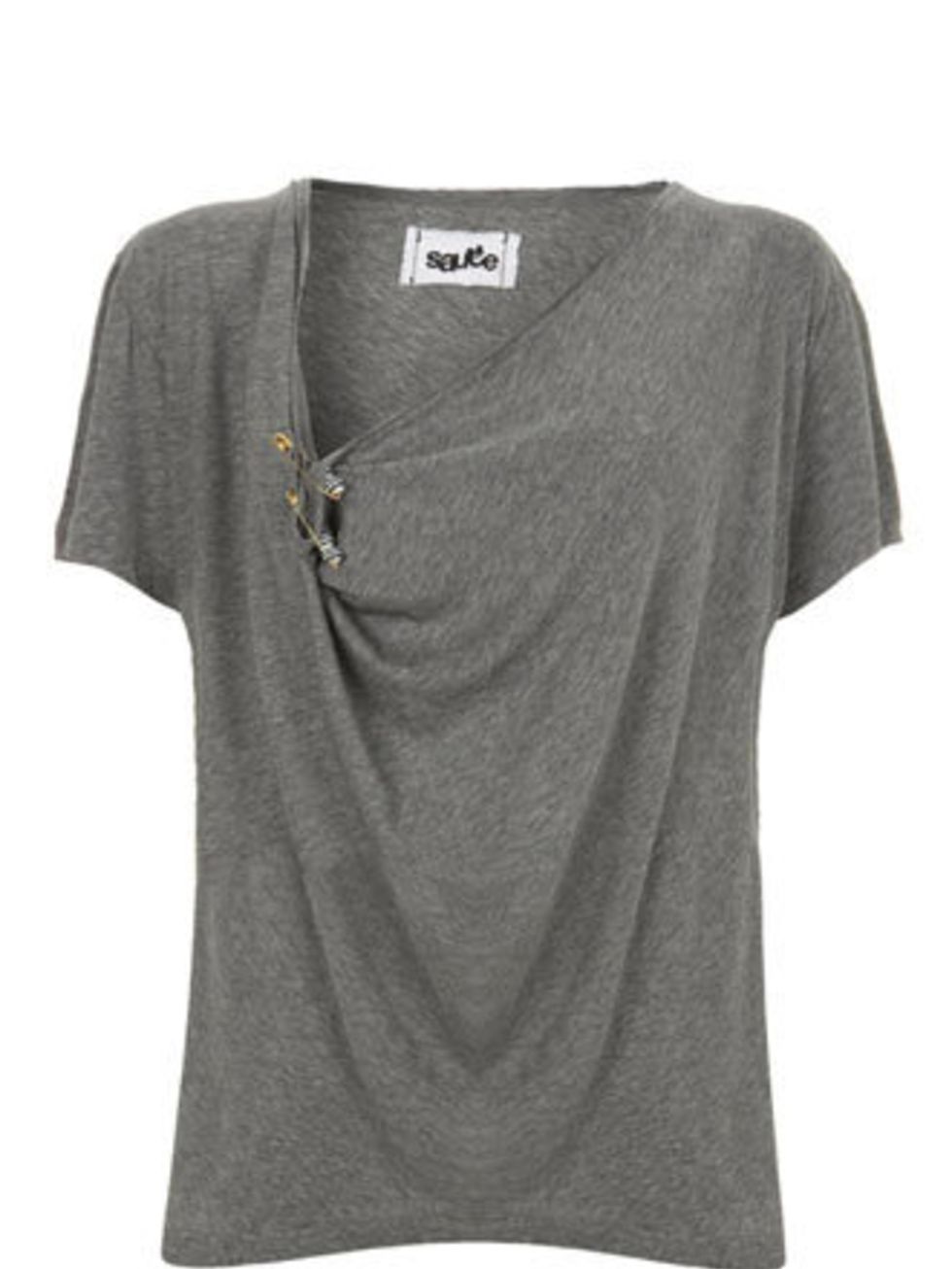 <p>A fine tee is a must-have wardrobe staple. Pair with smart trousers, blazer and heels for the office. For the weekend, this will add a cool vibe to jeans.</p><p>T-Shirt, £48 by Sauce at <a href="http://www.bunnyhug.co.uk/fashionshop/gbu0-prodshow/Sauce