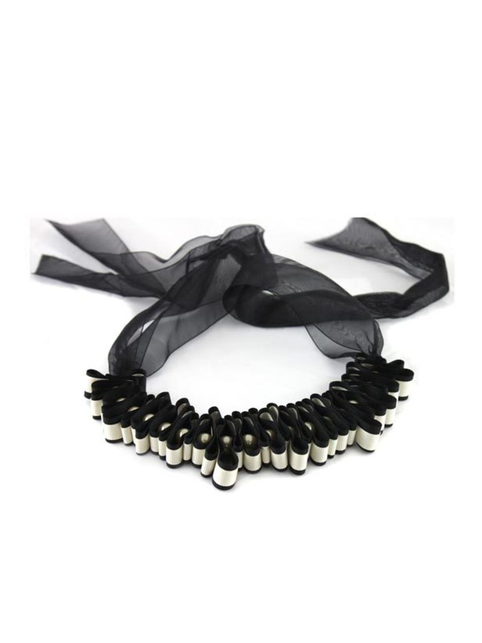 <p>One of this weeks smart buys is a statement necklace that will make an impact with whatever you wear. Maneggi is our new go-to label for covetable, made-to-order jewellery  and its surprisingly affordable. Maneggi ribbon necklace, £21, at <a href="h
