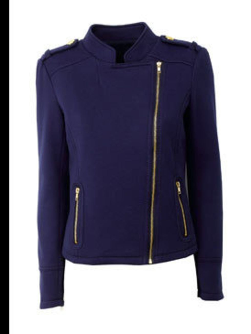 <p>Jacket, £59 by Indigo at <a href="http://www.marksandspencer.com/b/42966030?ie=UTF8&amp;pf_rd_r=0HVFG2Z8B165E7X0KPPE&amp;pf_rd_p=467211433&amp;intid=gnav_hp_img&amp;pf_rd_i=42966030&amp;pf_rd_s=global-top-3&amp;pf_rd_m=A2BO0OYVBKIQJM&amp;pf_rd_t=101">M