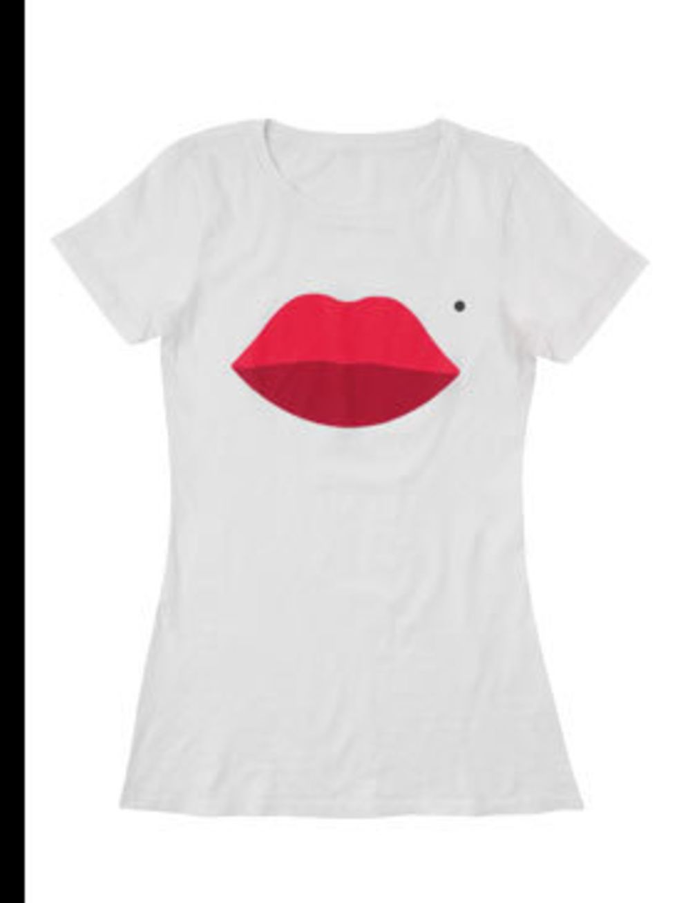 <p>Lips print T-shirt, £16.50, by James Joyce for <a href="http://www.gap.com/">Gap</a> RED Artist Editions </p>