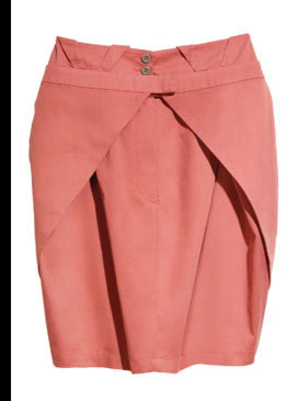 <p>Coral skirt, £24.99, by H&amp;M (020 7323 2211)</p>